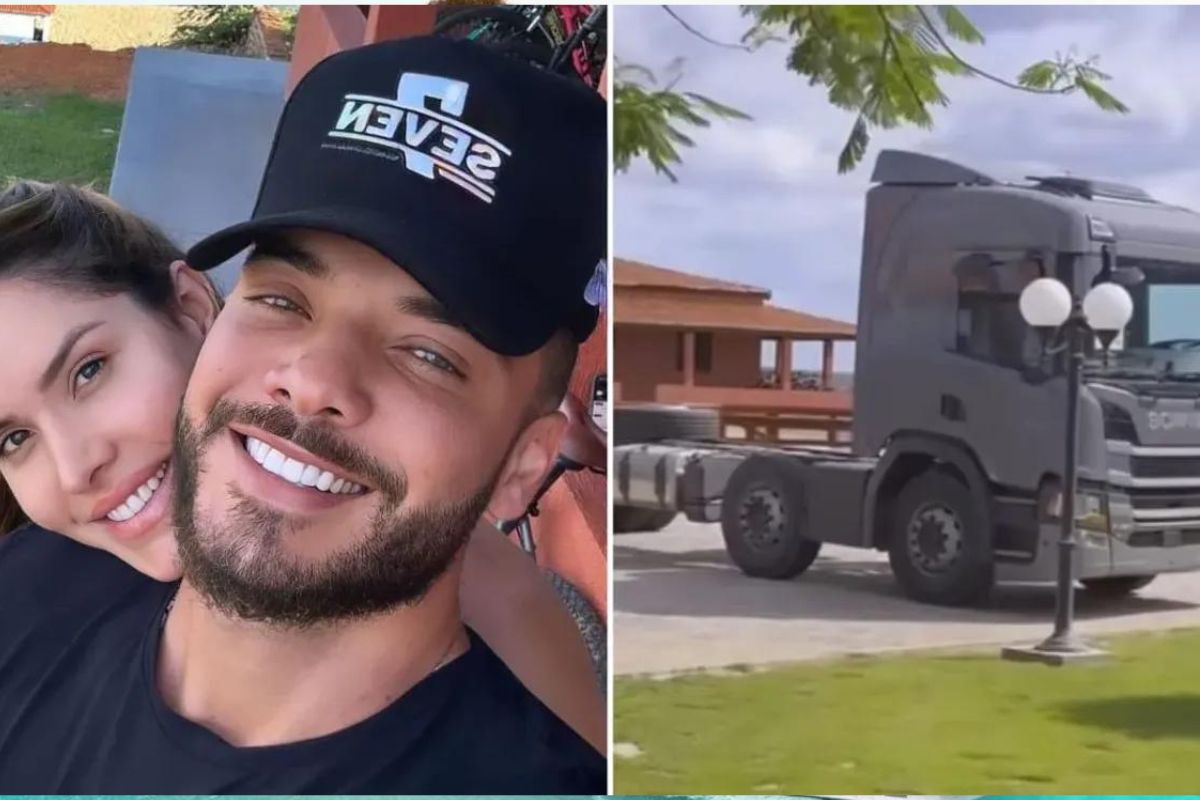 FLAMENGUISTA WESLEY SAFADÃO GANHA CAMINHÃO DE R$1 MILHÃO DE REAIS DA ESPOSA